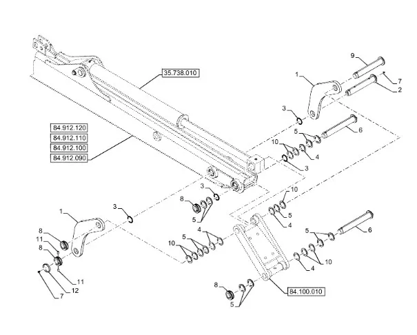 BU0660202 - палец
